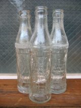 1940'S　レア　SODA BOTTLE　ソーダボトル　ポップボトル　ガラス瓶　FIVE-O　アドバタイジング　アンティーク　ビンテージ
