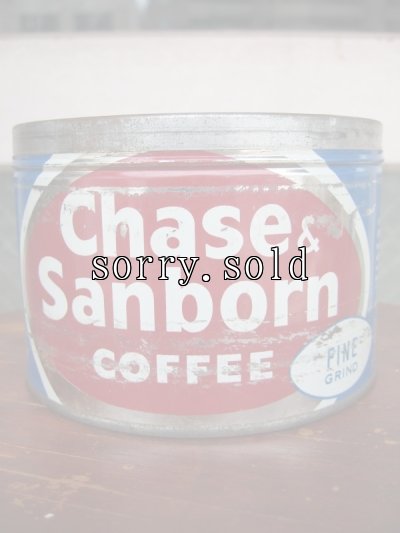 画像4: ティン缶　Chase&Sanborn COFFEE　コーヒー缶　アドバタイジング　アンティーク　ビンテージ