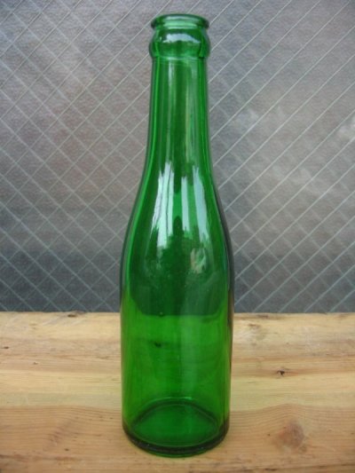 画像2: 1930'S　SODA BOTTLE　ソーダボトル　ポップボトル　ガラスボトル　グリーン　アンティーク　ビンテージ