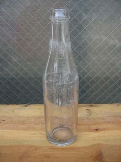 画像3: 1930'S　SODA BOTTLE　ソーダボトル　ポップボトル　ガラスボトル　クリア　無地　アンティーク　ビンテージ