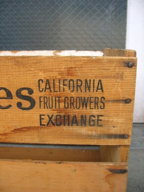 other photographs.2: ウッドボックス　Sunkist Oranges California　木箱　ストレージBOX　アドバタイジング　アンティーク　ビンテージ