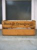 画像3: ウッドボックス　Sunkist Oranges California　木箱　ストレージBOX　アドバタイジング　アンティーク　ビンテージ