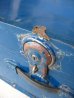 画像7: トランク　スーツケース　中型　ブルー　鍵付き　店舗什器に　アンティーク　ビンテージ