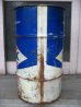画像4: オイル缶　SUNOCO　中型　ドラム缶　DX　トラッシュカン　ダストボックス　アンティーク　ビンテージ (4)