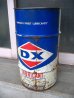 画像1: オイル缶　SUNOCO　中型　ドラム缶　DX　トラッシュカン　ダストボックス　アンティーク　ビンテージ (1)