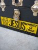 画像7: S様商談中　トランク　ジーザス　jesus christ is lord　中型　スーツケース　店舗什器に　アンティーク　ビンテージ