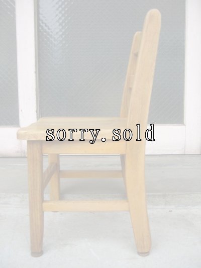 画像4: ウッドチェア　子供のイス　いす　キッズ　ミニ　椅子　アンティーク　ビンテージ