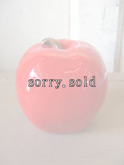画像1: リンゴ　apple　アップル　卓上オブジェ　陶器　アンティーク　ビンテージ