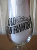 画像7: ビアグラス　ビアマグ　BEER GLASS　OLD SAN FRANCISCO　フラワーベースにも　ロゴ　クリアガラス　絵柄　アンティーク　ビンテージ