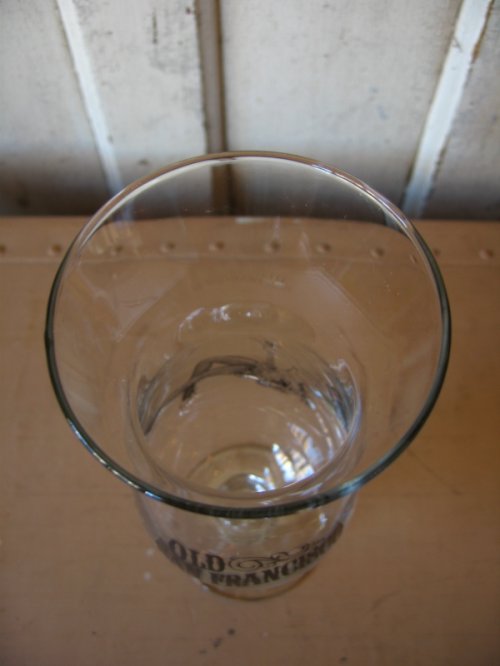 other photographs.1: ビアグラス　ビアマグ　BEER GLASS　OLD SAN FRANCISCO　フラワーベースにも　ロゴ　クリアガラス　絵柄　アンティーク　ビンテージ