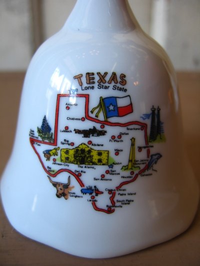 画像5: 陶器のベル　ハンドベル　呼び鈴　TEXAS　テキサス州　アンティーク　ビンテージ