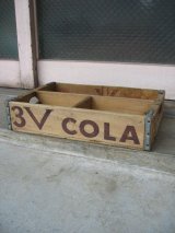 ボトルクレート　3V COLA　ボトルケース　ウッドボックス　木箱　アドバタイジング　アンティーク　ビンテージ　その4