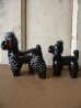 画像5: 50’S　プードル　小型犬　オブジェ　ブラック　陶器　5pcs set　アンティーク　ビンテージ