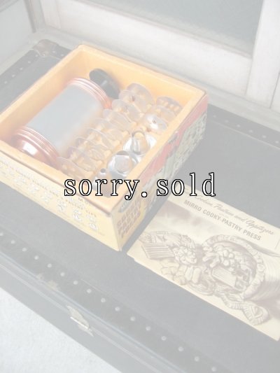 画像1: MIRRO　ミロ　COOKY-PASTRY PRESS　クッキーメーカー　箱付き　デッドストック　アンティーク　ビンテージ