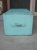 画像2: ウッドボックス　ペパーミントグリーン　木箱　ツールボックス　ストレージボックス　取手付き　シャビーペイント　アンティーク　ビンテージ (2)