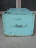 画像4: ウッドボックス　ペパーミントグリーン　木箱　ツールボックス　ストレージボックス　取手付き　シャビーペイント　アンティーク　ビンテージ