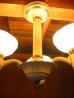 画像3: 1920’S　シーリングライト　アールデコ　3灯　ミルクガラスシェード　シャンデリア　　装飾　アイアン　アンティーク　ビンテージ