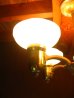 画像2: 1920’S　シーリングライト　アールデコ　5灯　ミルクガラスシェード　シャンデリア　　装飾　アイアン　アンティーク　ビンテージ (2)