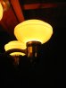 画像6: 1920’S　シーリングライト　アールデコ　3灯　ミルクガラスシェード　シャンデリア　　装飾　アイアン　アンティーク　ビンテージ
