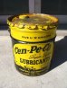 画像1: ティン缶　Cen-Pe-Co LUBRICANTS　オイル缶　蓋付き　トラッシュカン　ダストボックスなどに　アンティーク　ビンテージ (1)