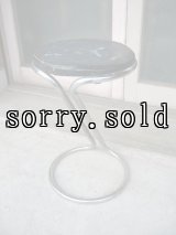 30'S 40’S    アールデコ    チューブラーZスツール    Vintage stool - Z stool - tubular chrome - Troy Sunshade Co - Gilbert Rohde　アンティーク　ビンテージ