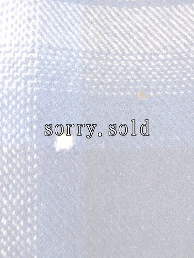 画像7: フリンジブランケット　膝掛け　チェック柄　ネイビー　アンティーク　ビンテージ