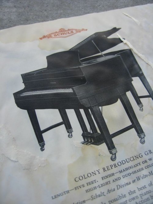 other photographs.1: M.SCHULZ CO.　カタログ　Pianoforte Makers　ピアノ　1927年　アンティーク　ビンテージ