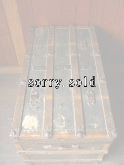 画像5: 19世紀　トランク　超大型　スーツケース　店舗什器に　アンティーク　ビンテージ