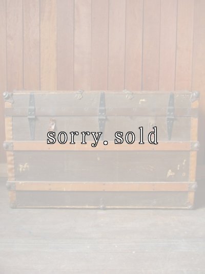 画像3: 19世紀　トランク　超大型　スーツケース　店舗什器に　アンティーク　ビンテージ