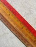 画像1: 木製　スケール　ルーラー　ものさし　定規　インチ　センチ　ウッド　アドバタイジング　アンティーク　ビンテージ (1)