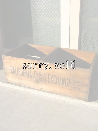 画像1: 19世紀　1880’S 90'S　ウッドボックス　木箱　CALIFORNIA　ストレージBOX　アドバタイジング　アンティーク　ビンテージ