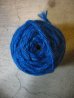 画像3: オールドBIGボビン　スプール　インダストリアル　ローゲージ　毛糸　WOOL　ウール　ブルー系　2pcs set　アンティーク　ビンテージ