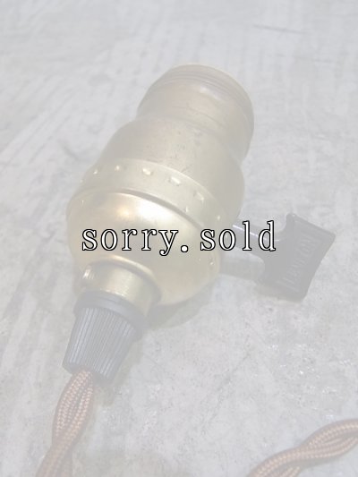 画像3: 1920'S 30'S 40'S　solid brass fatboy socket　ソケットシンプルランプ　ベアバルブ　裸電球　ブラス　真鍮　【随時オーダー受付中】　アンティーク　ビンテージ