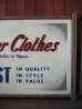 画像3: 1920年代　バナー　CLOTHING STORE　1920’S　アド　洋服屋　店内看板　大型　KAMBER CLOTHES　ショップサイン　ウッド　ペーパー　硬質厚紙　アンティーク　ビンテージ