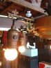 画像4: 1920’S　パンランプ　シーリングライト　アールデコ　5灯　シャンデリア　ベアバルブ　装飾　真鍮　アイアン　アンティーク　ビンテージ