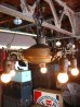 画像3: 1920’S　パンランプ　シーリングライト　アールデコ　5灯　シャンデリア　ベアバルブ　装飾　真鍮　アイアン　アンティーク　ビンテージ
