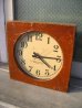 画像1: 1940’S　school clock　ウォールクロック　スクールクロック　壁掛け時計　THE STANDARD ELECTRIC TIME CO.　ウッドフレーム　アンティーク　ビンテージ (1)