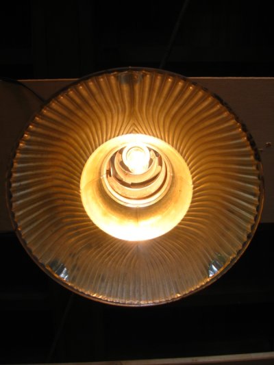 画像2: 1910’S 20'S　アーリーセンチュリー　mercury glass　X-Ray SHADES　シーリングライト　ミラーガラスシェード　1灯　ポーセリン　レセプタクル　アンティーク　ビンテージ