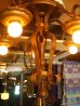 画像2: 1920’S　シーリングライト　ビクトリアン　アールデコ　5灯　シャンデリア　ベアバルブ　装飾　アイアン　真鍮メッキ　アンティーク　ビンテージ (2)