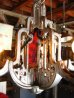画像4: 1920’S　アールデコ　シーリングライト　シャビーシック　5灯　シャンデリア　装飾　ペイント　シルバー　アルミ合金　アンティーク　ビンテージ