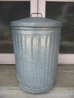 画像5: ダストボックス　buckets　trash can　トラッシュカン　ゴミ箱　蓋付き　大型　ブリキ　アンティーク　ビンテージ