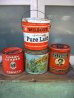 画像1: タバコ缶　ラード缶　ティン缶　アドバタイジング　ショップディスプレイなどに　アンティーク　ビンテージ (1)
