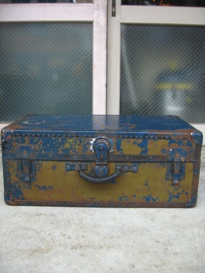 画像2: メタルトランク　SAMSON LUGGAGE　中型　スーツケース　インナートレイ　店舗什器に　アンティーク　ビンテージ