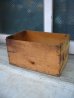 画像1: ウッドボックス　木箱　ストレージボックス　アドバタイジング　アンティーク　ビンテージ (1)