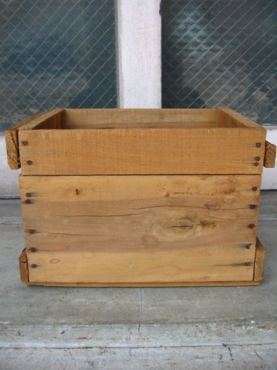 画像4: ウッドボックス　木箱　ストレージボックス　アドバタイジング　アンティーク　ビンテージ