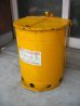 画像1: ダストボックス　大型　OILY　WASTE　CAN　buckets　trash can　トラッシュカン　ポップアップ　ゴミ箱　大型　アイアン　アンティーク　ビンテージ (1)