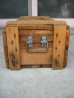 画像3: ウッドボックス　木箱　蓋付き　U.S　ミリタリー　アーミー　ストレージボックス　アドバタイジング　アンティーク　ビンテージ