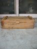 画像2: ウッドボックス　木箱　蓋付き　U.S　ミリタリー　アーミー　ストレージボックス　アドバタイジング　アンティーク　ビンテージ (2)