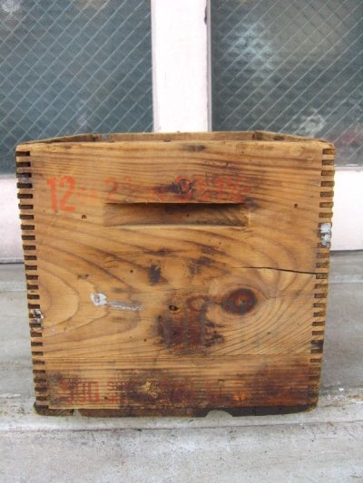 画像4: ウッドボックス　木箱　ストレージボックス　アドバタイジング　アンティーク　ビンテージ