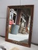 画像1: 1920'S 30'S　ビクトリアンモールド　装飾　ウッドフレームミラー　鏡　ミラー　アンティーク　ビンテージ (1)